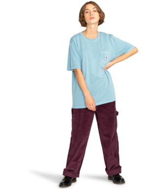 Camiseta ELEMENT Basic Pocket Pi M Tees - Ashley Blue