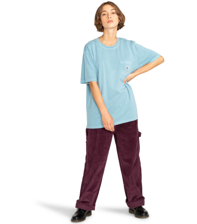 Camiseta ELEMENT Basic Pocket Pi M Tees - Ashley Blue