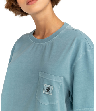 Camiseta ELEMENT Basic Pocket Pi M Tees - Ashley Blue