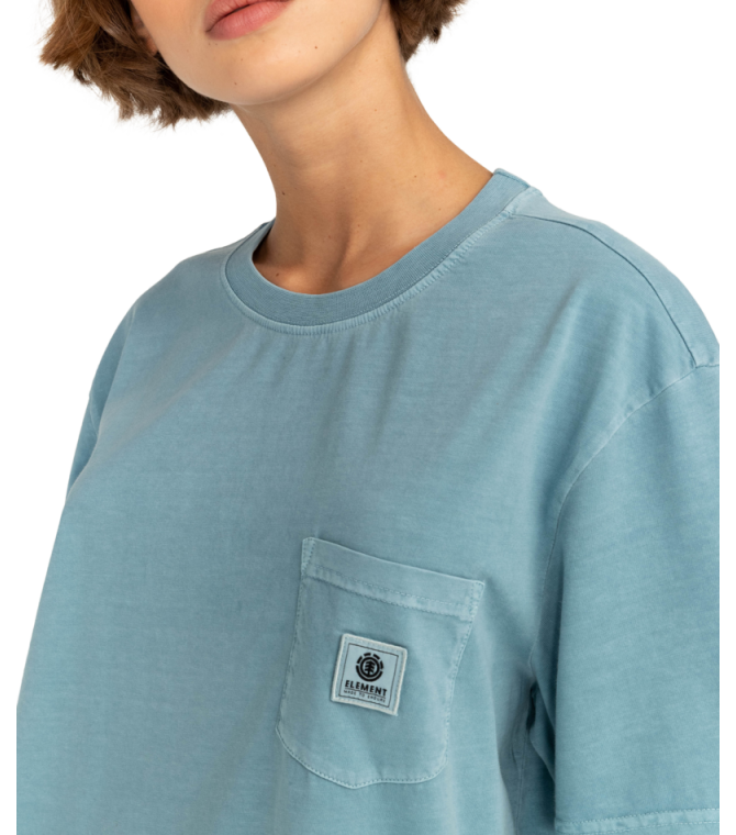 Camiseta ELEMENT Basic Pocket Pi M Tees - Ashley Blue