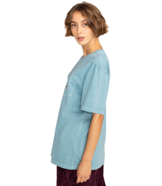 Camiseta ELEMENT Basic Pocket Pi M Tees - Ashley Blue