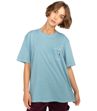 Camiseta ELEMENT Basic Pocket Pi M Tees - Ashley Blue