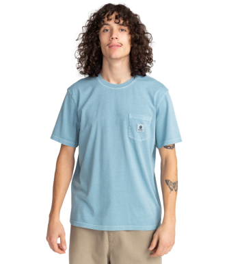 Camiseta ELEMENT Basic Pocket Pi M Tees - Ashley Blue