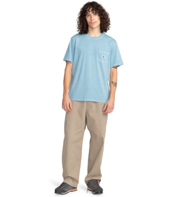Camiseta ELEMENT Basic Pocket Pi M Tees - Ashley Blue
