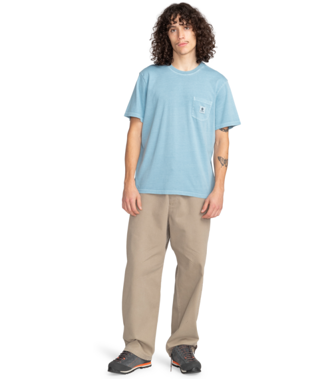 Camiseta ELEMENT Basic Pocket Pi M Tees - Ashley Blue
