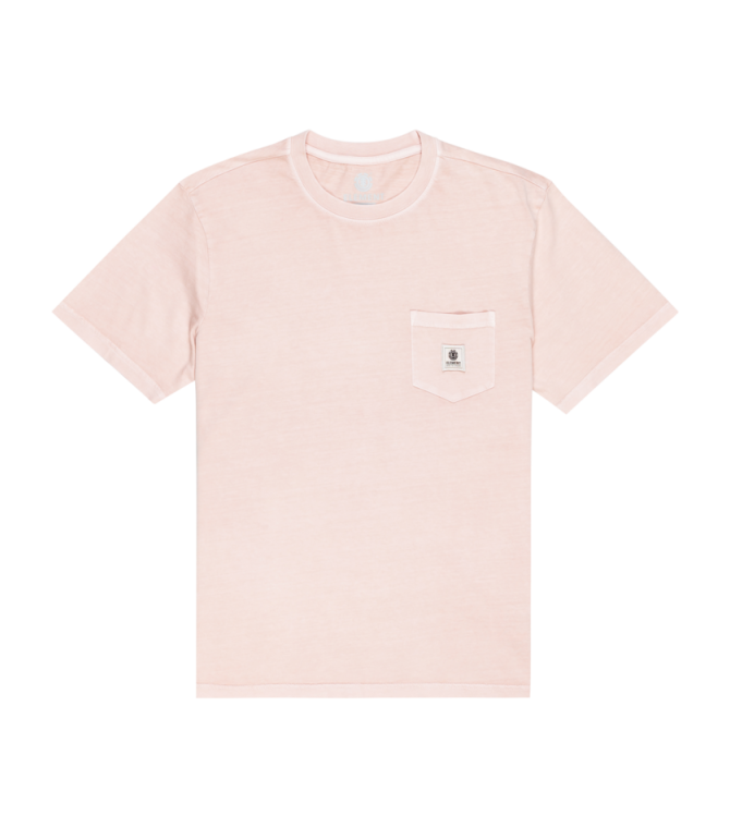 Camiseta ELEMENT Basic Pocket Pi M Tees - Rosa adobe