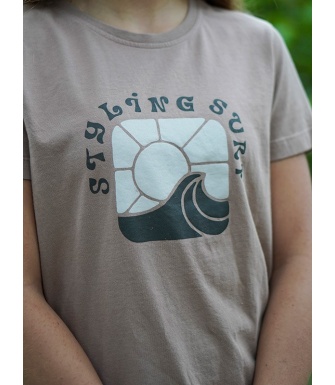 Camiseta STYLING Wave - Sepia