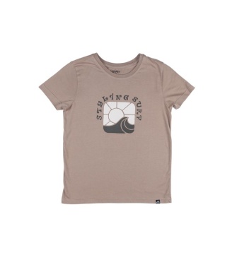 Camiseta STYLING Wave - Sepia