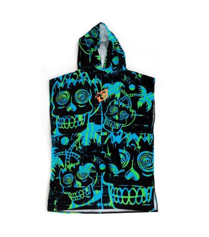 Ponchos CREATURES Grom Poncho - Cyan green