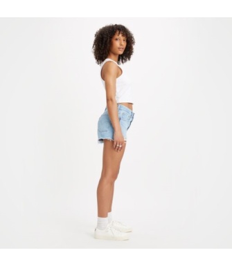 Bermuda LEVIS 501 Original Short Luxor Heat - Light indigo - worn in