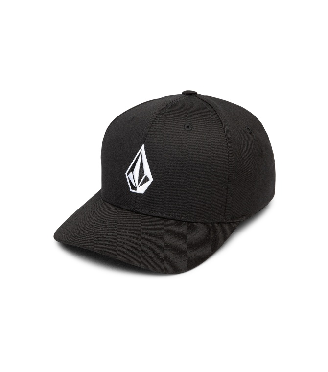 Visera VOLCOM Full Stone Flexfit Hat - Black