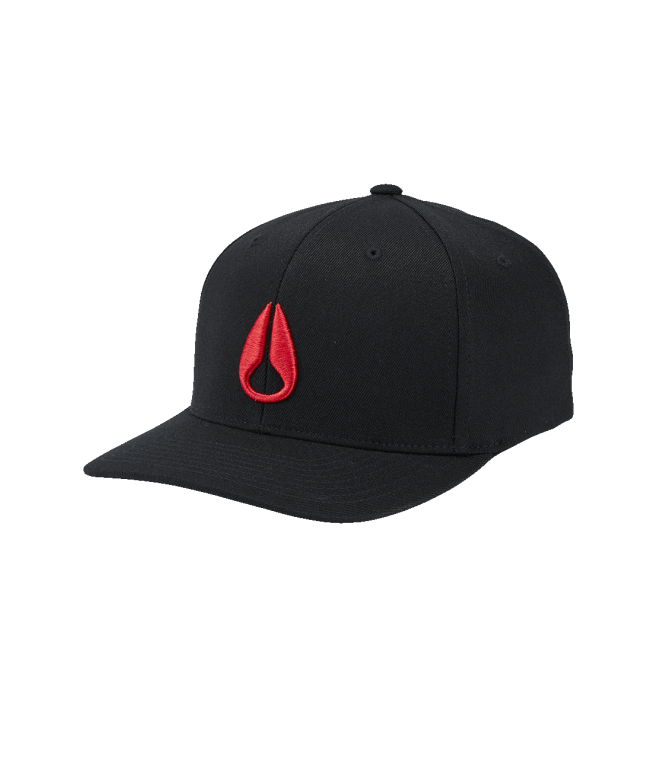 Gorro NIXON Deep Down Ff Athletic Fit Hat - Black / red