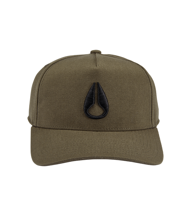 Visera NIXON Deep Down Athletic Snapback-Olive/Black