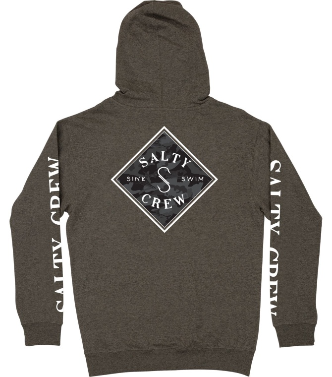 Sudadera SALTY CREW Tippet Lineup Hood - Gunmetal