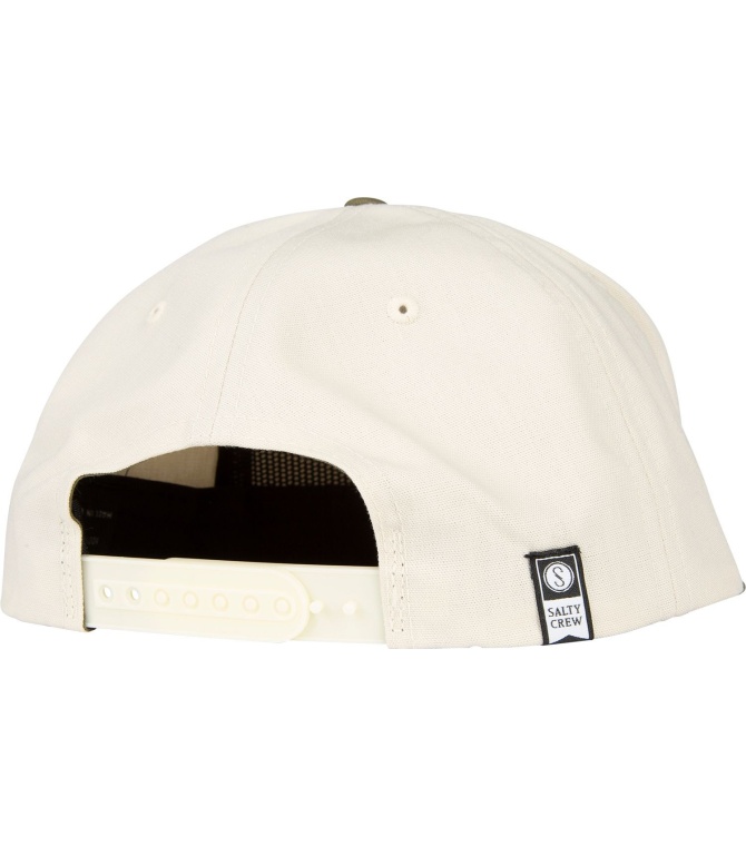 Visera SALTY CREW Tuna Time 5 Panel - Cream/military