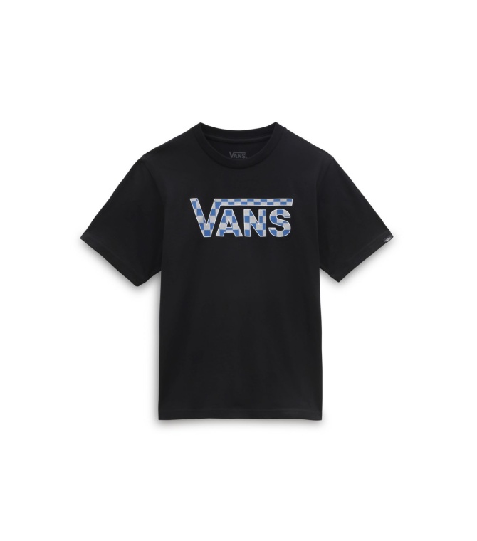 Camiseta VANS By Vans Classic - Fill Black/true Boys Logo blue