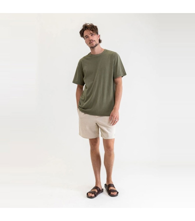 Bermuda RHYTHM Men Classic Linen Jam - Sand