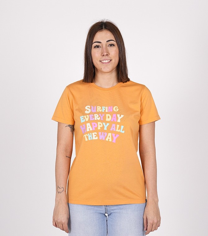 Camiseta Mujer STYLING Happy - Mango