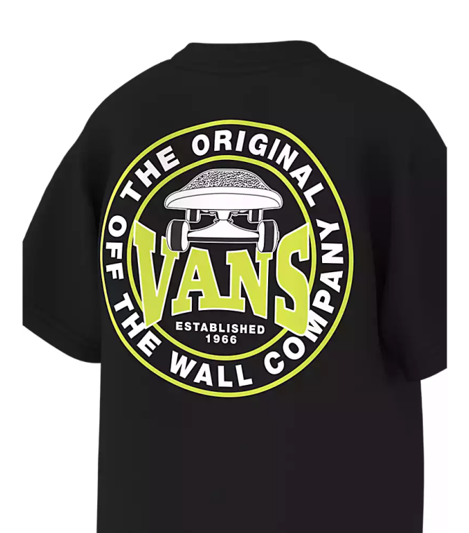 Camiseta VANS Off The Wall Company Ss - Black