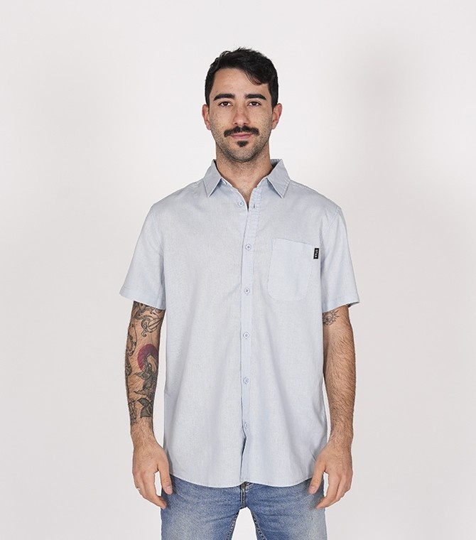 Camisa STYLING Glow - Celestial blue