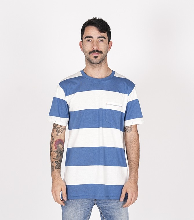 Camiseta STYLING Linus - Dark blue