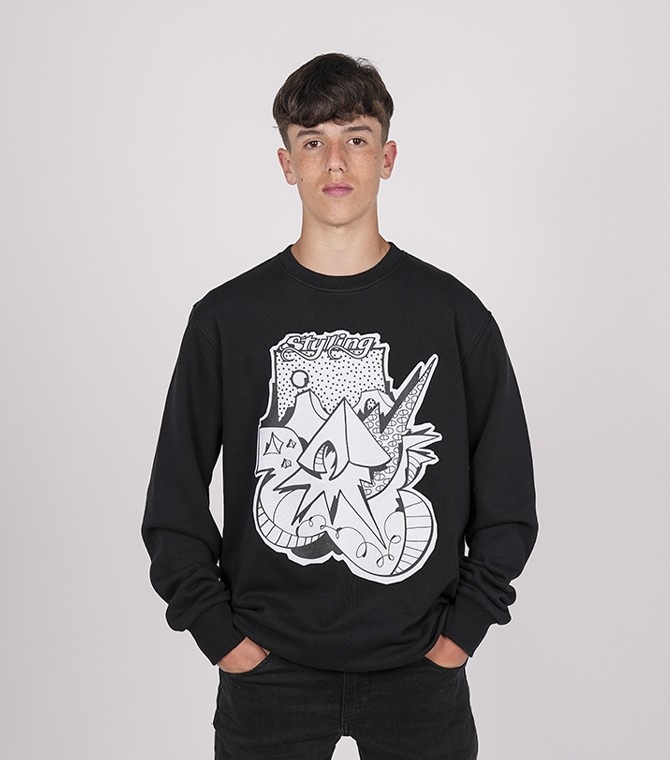 Sudadera STYLING Legacy - Negro