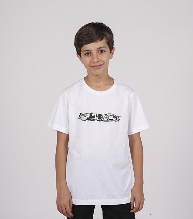 Camiseta STYLING Skatelines - Blanco