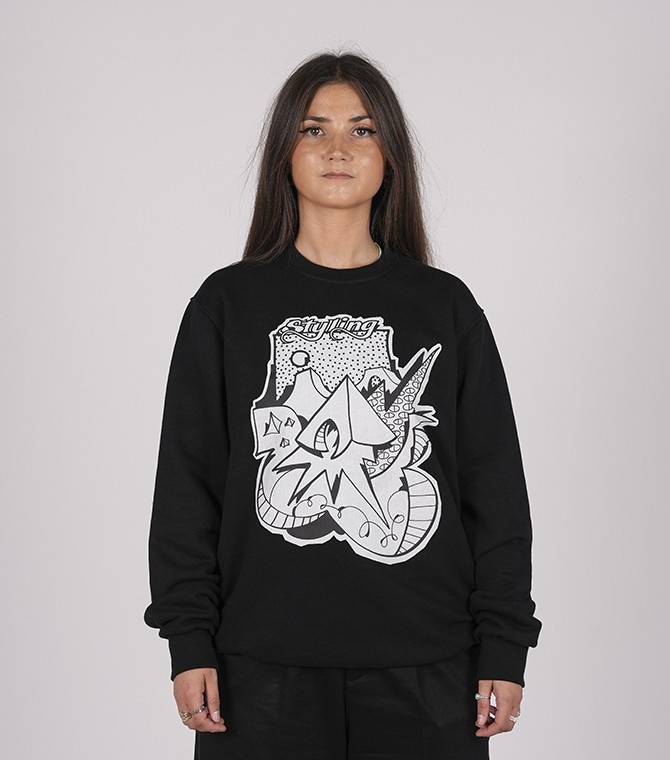 Sudadera STYLING Legacy - Negro