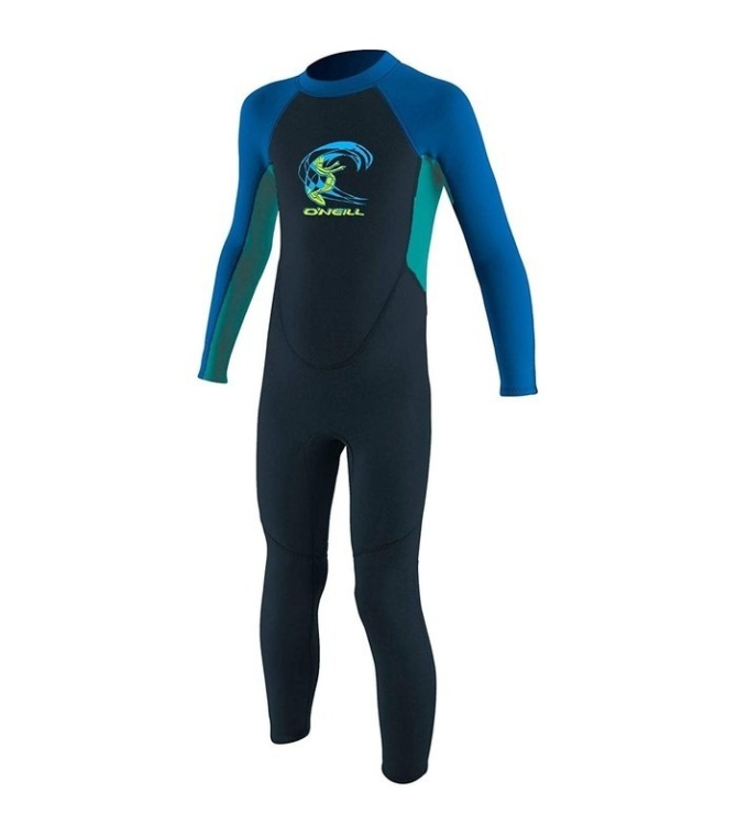 Integral ONEILL Toddler Reactor-2 2mm Back Zip Full - Bo - Slate/ltaqua/ocean