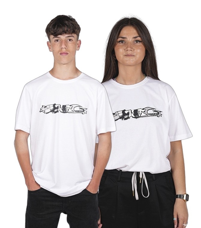 Camiseta STYLING Skatelines - Blanco