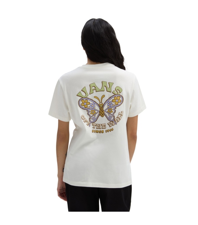 Camiseta VANS Paisley Fly Bff Msca - White