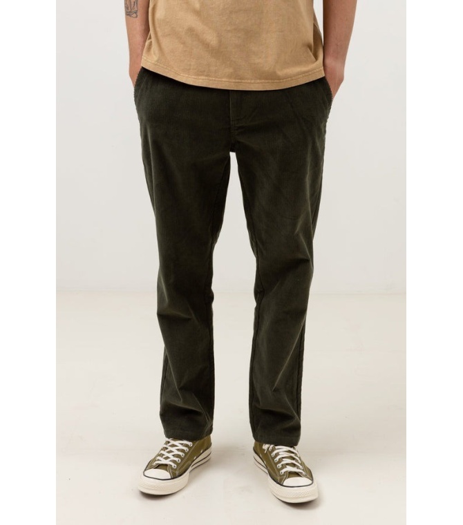 Pantalón RHYTHM Cord Trouser - Olive