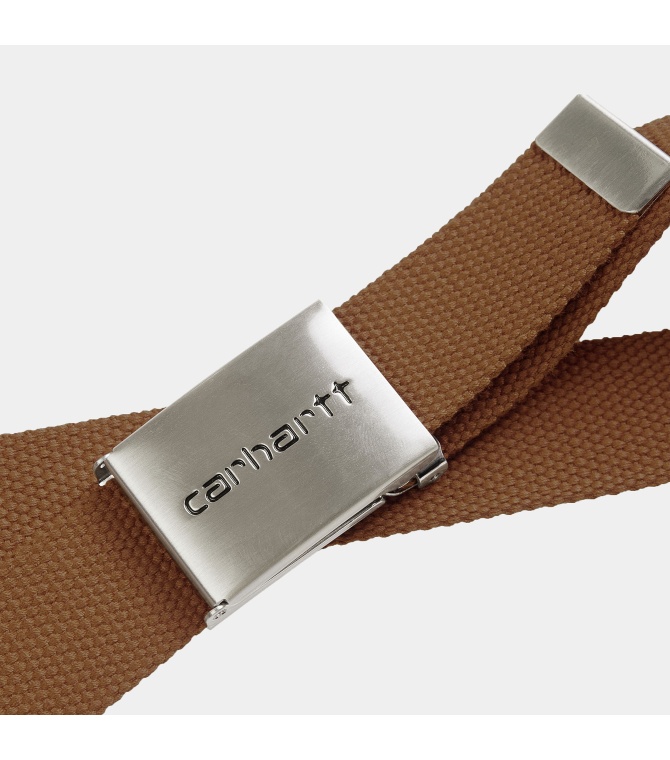 Cinturon CARHARTT WIP Clip Belt - Deep h brown