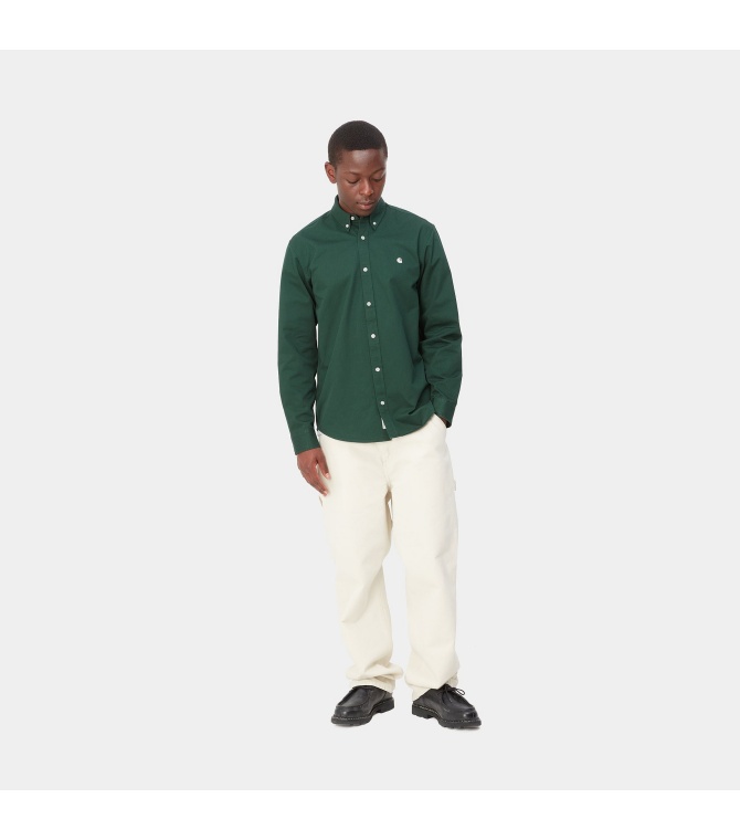 Camisa CARHARTT WIP L/s Madison - Discovery green / wax