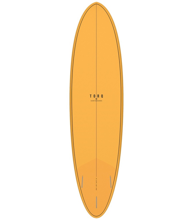 Tabla surf TORQ Fun Tet Classic Colour - Orange/pattern 6'8