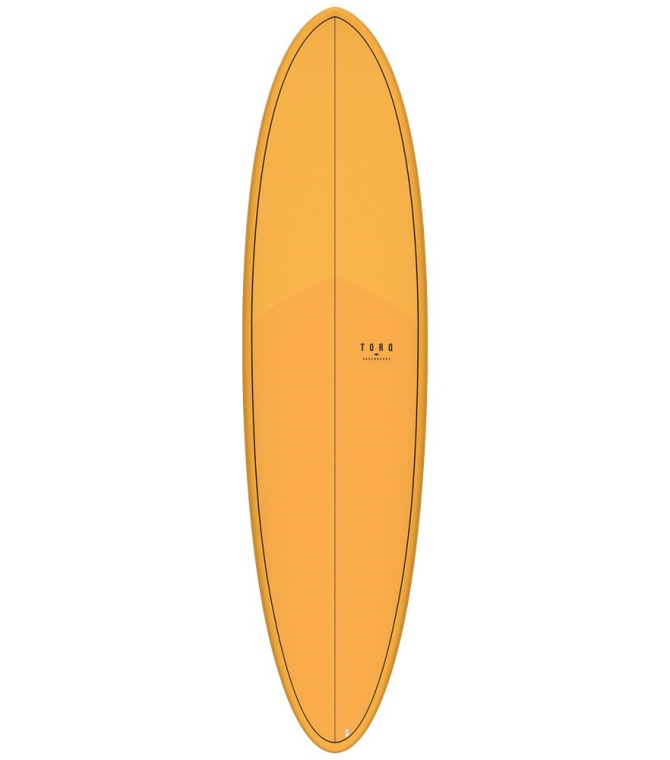 Tabla surf TORQ Fun Tet Classic Colour - Orange/pattern 6'8