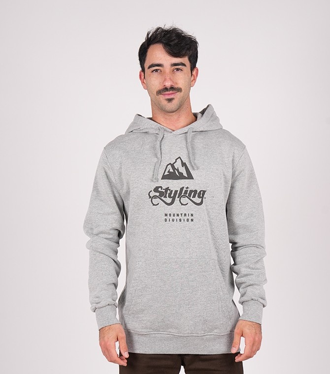 Sudadera STYLING Mountain - Gris vigoré