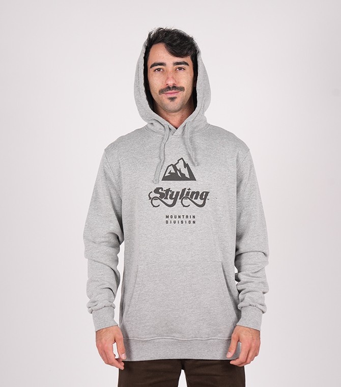 Sudadera STYLING Mountain - Gris vigoré