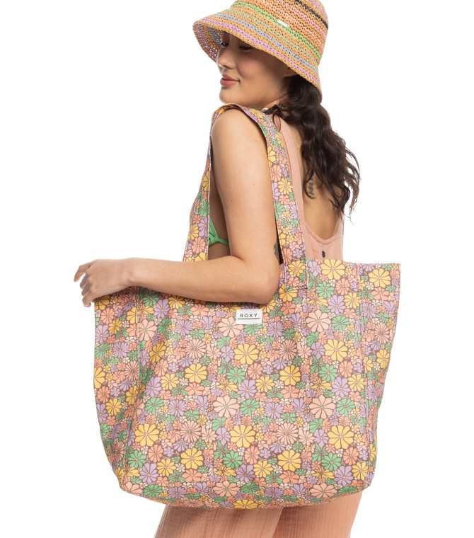 Tote bag ROXY Anti Bad Vibes  Tote Cqr7 - Root beer - pattern_2