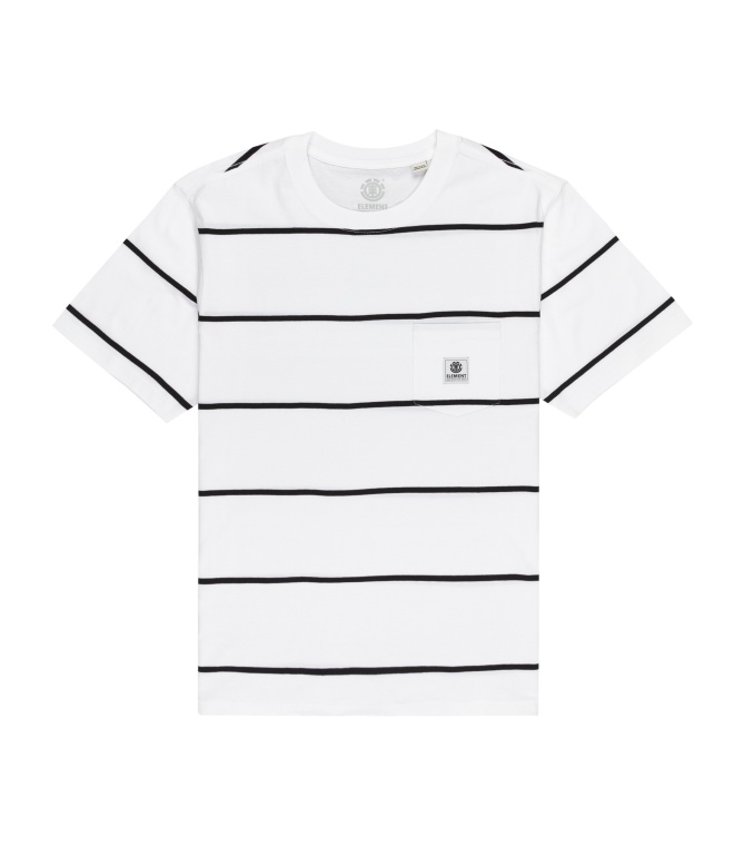 Camiseta ELEMENT Basic Pkt L-Water Cress - Stripe_1