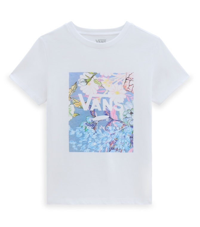 Camiseta VANS Wild Bouquet Box Crew Ss-White