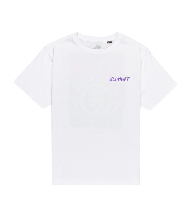 Camiseta ELEMENT Jurassic  Tees -Bright White - Solid