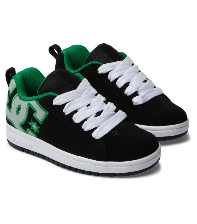 Zapatillas DC Court Graffik  Shoe Bkg - Black/kelly green