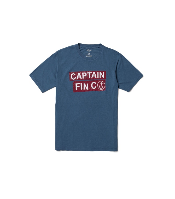 Camiseta CAPTAIN FIN Matey S/s Tee - Dark navy