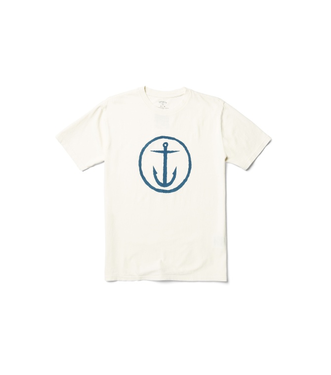 Camiseta CAPTAIN FIN Og Logo Tee - Vintage white