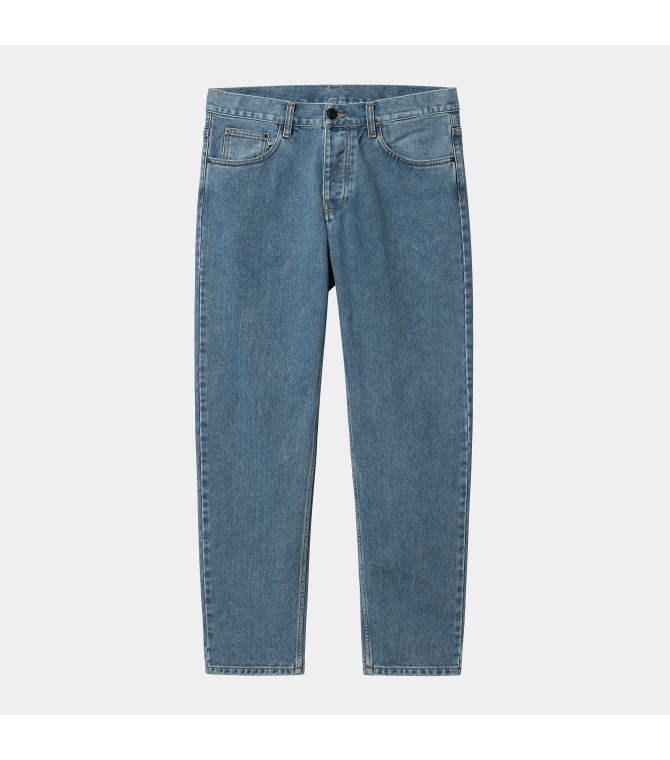 Pantalon CARHARTT WIP Newel Pant Organic - Blue stone bleached