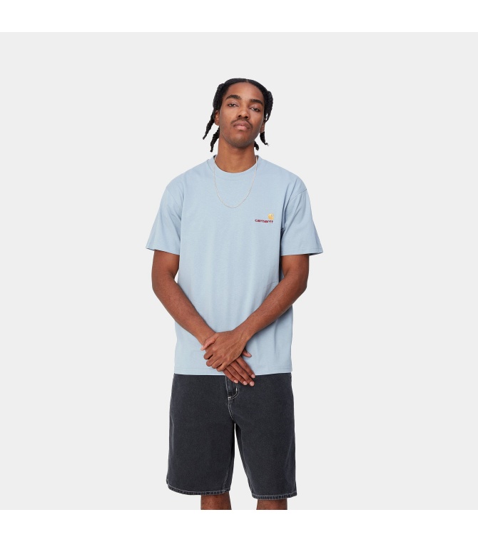 Camiseta CARHARTT WIP S/s American - Frosted blue