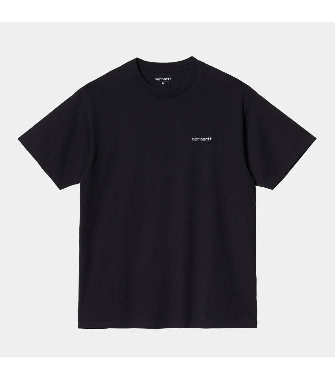 Camiseta CARHARTT WIP S/s Script Embroidery - Black / white