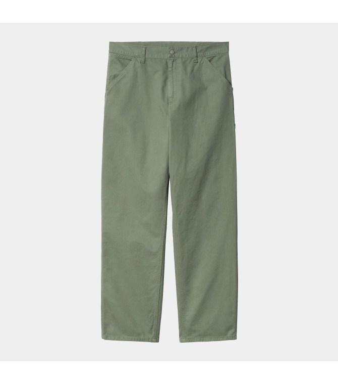 Pantalon CARHARTT WIP Single Knee Pant - Park garment dyed