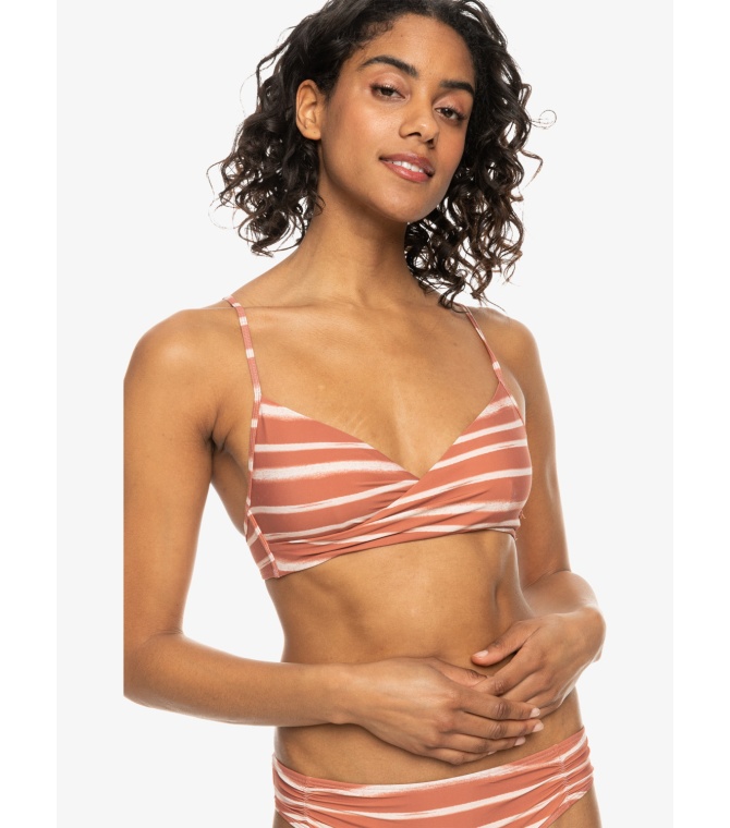 Bikini top ROXY Beach Classics   Mms3 - Cedar wood - stripe_1